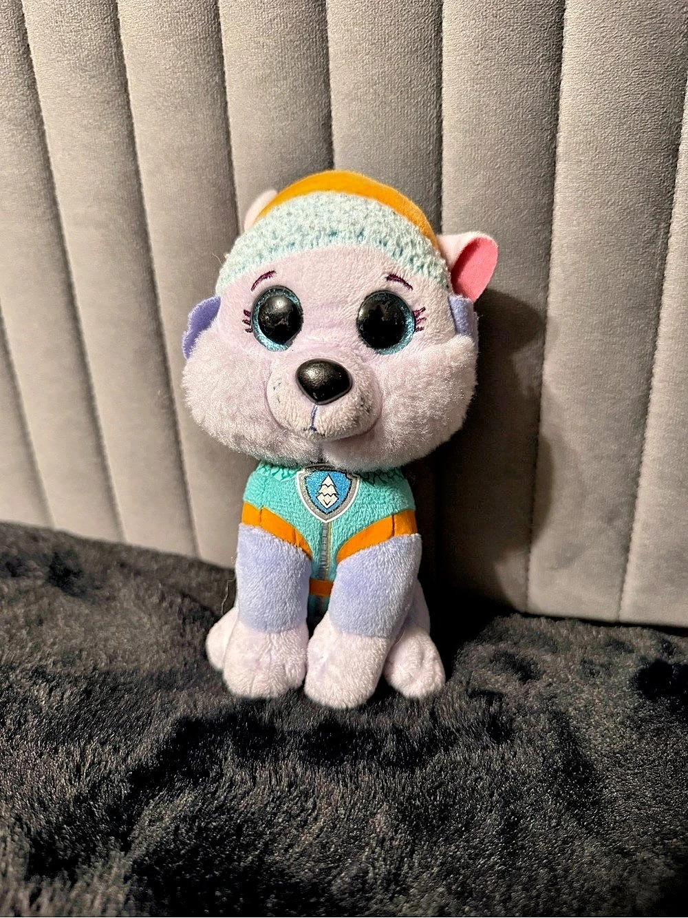Ty Paw Patrol Everest Beanie Boo Plush Toy Purple & Turquoise